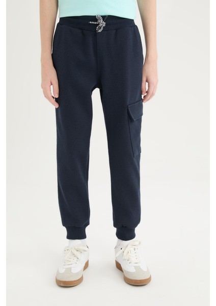 Erkek Çocuk Beli Paçası Lastikli Cepli Jogger Eşofman Altı Z4094A625SP fırsatları