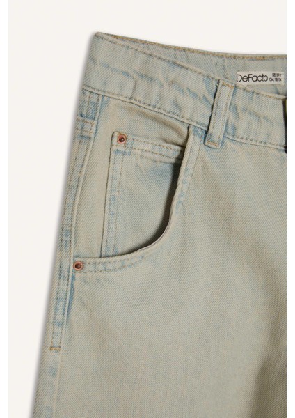 Kız Çocuk Wide Leg Geniş Paça Jean Pantolon D9128A825SP