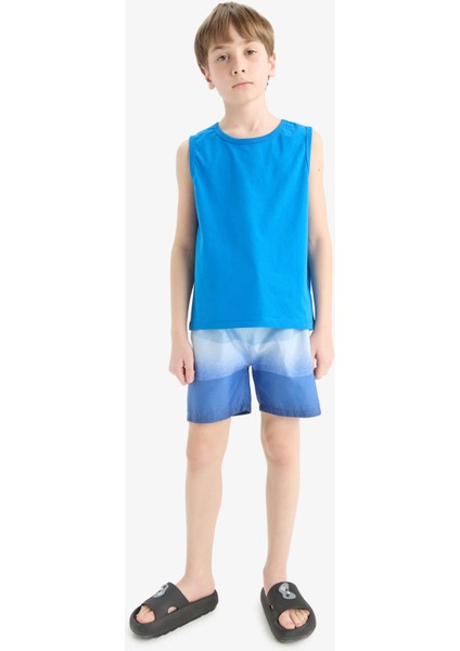 Erkek Çocuk Degrade Baskılı Deniz Şortu E7578A825HS fiyatları