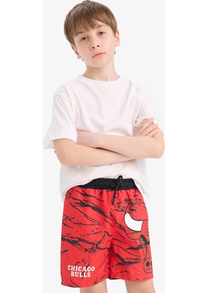 Erkek Çocuk NBA Chicago Bulls Deniz Şortu E6484A825HS fırsatları