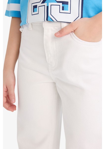 Kız Çocuk Okul 90's Wide Leg Geniş Paça Jean Pantolon E9560A825SM