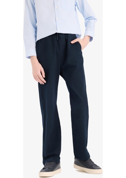 Erkek Çocuk Düz Paça Basic Düz Gabardin Pantolon D5859A825SM