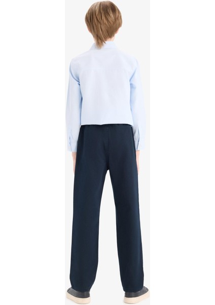 Erkek Çocuk Düz Paça Basic Düz Gabardin Pantolon D5859A825SM