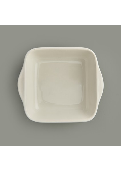Ipek Seramik Büyük Boy Fırın Kabı - Krem - 25X21 cm modelleri
