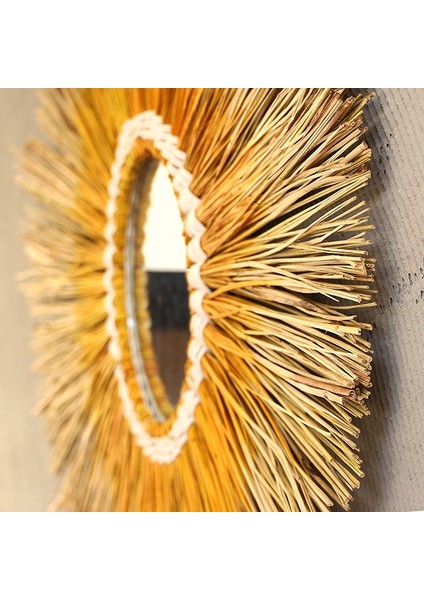 Mylamp Yıldız 80 Cm. Turuncu Renkli Deniz Sazı Ayna modelleri