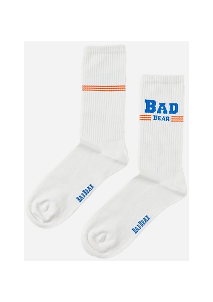 Saturn Beyaz Unisex Çorap