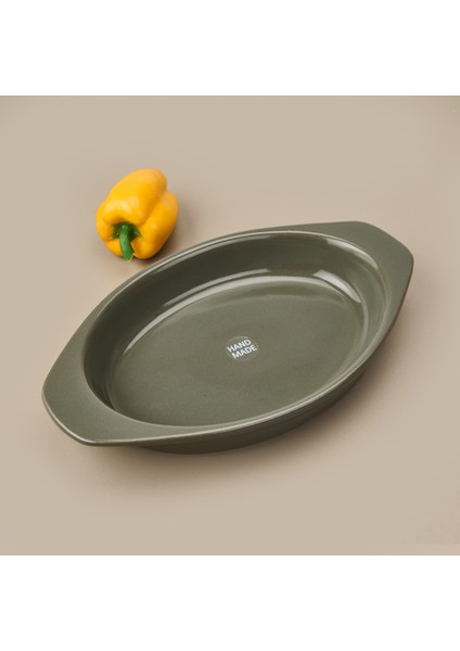 Milano Fırın Kabı - Haki - 32X18,5 cm fiyatları
