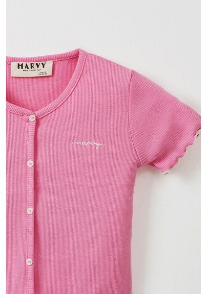 Pembe Fitilli Tshirt - Tayt Takım fırsatları