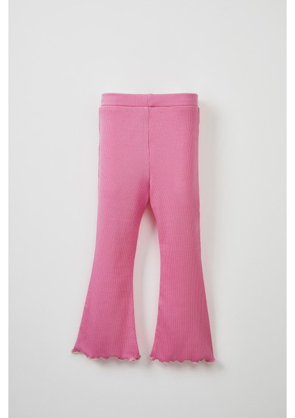 Pembe Fitilli Tshirt - Tayt Takım