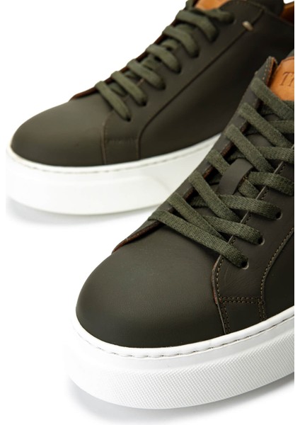Erkek Hakiki Deri Yeşil Sneakers & Spor Ayakkabı 1133 An-01 Erk Ayk Y25 Yesıl Zuma fırsatları