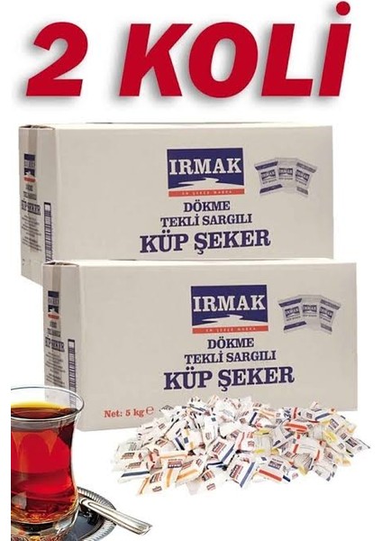 Tek Sargılı Küp Şeker 5kg×2 (10KG)