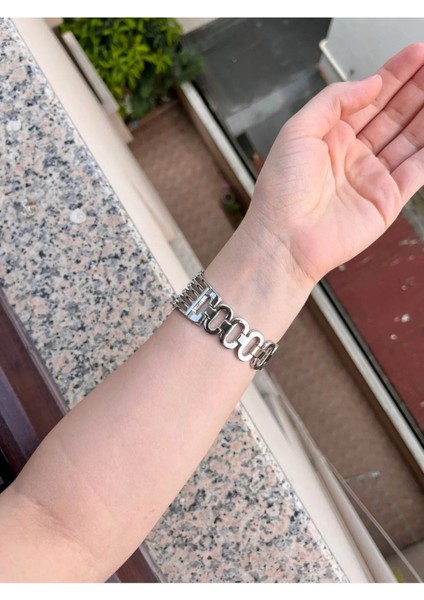 Işıltılı Taş Işlemeli Dikdörtgen Kadran Bileklik Saat modelleri