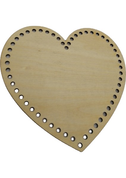 Kalp Tabanlık Delikli BEYAZ-30*30CM indirimleri