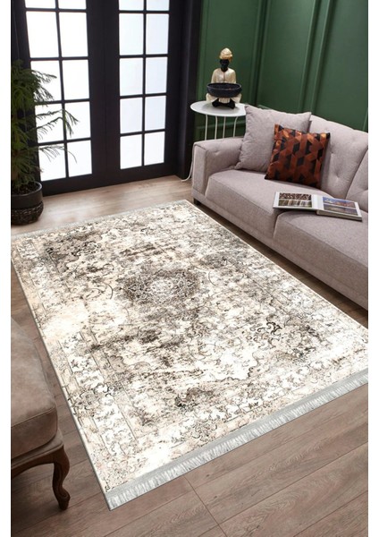 Eskitme Vintage Halı Kaymaz Taban Kilim Yıkanabilir Yolluk Dot Tabanlı Salon Halısı 4140A fiyatları