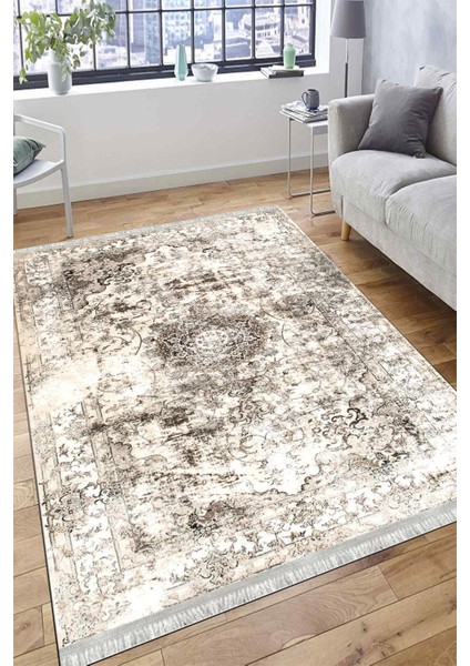 Eskitme Vintage Halı Kaymaz Taban Kilim Yıkanabilir Yolluk Dot Tabanlı Salon Halısı 4140A fırsatları