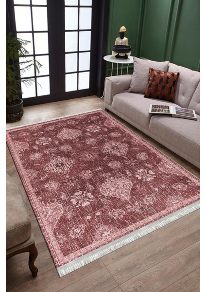 Eskitme Çiçek Desenli Halı Kaymaz Taban Kilim Yıkanabilir Yolluk Dot Tabanlı Salon Halısı 4161A fiyatları