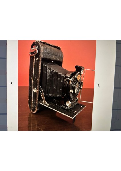 Agfa Standard Körüklü Fotoğraf Makinası Deri Kılıfında