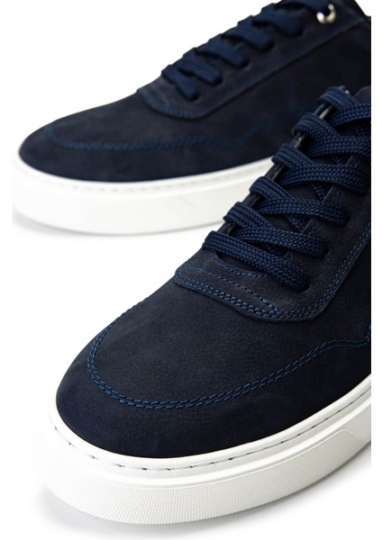 Erkek Hakiki Deri Lacivert Nubuk Sneakers & Spor Ayakkabı 1149 STAR001 Erk Ayk Y25 Lacı Nbk fırsatları