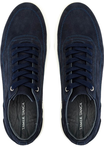 Erkek Hakiki Deri Lacivert Nubuk Sneakers & Spor Ayakkabı 1149 STAR001 Erk Ayk Y25 Lacı Nbk indirimleri