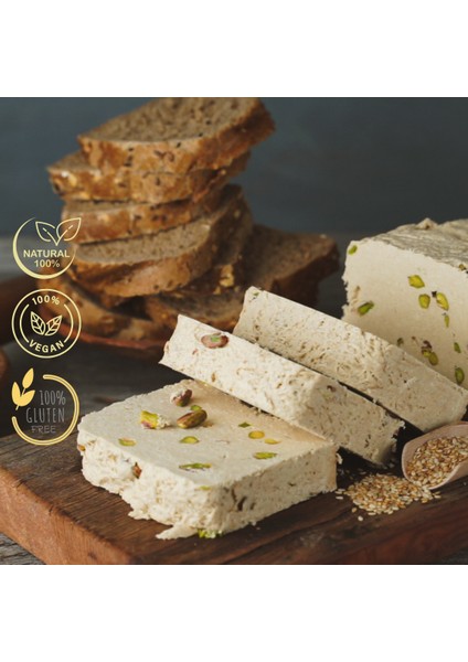Antep Fıstıklı Tahin Helvası 500 gr