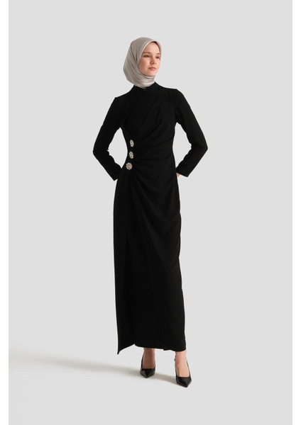 Abiye 25YD9188 Siyah