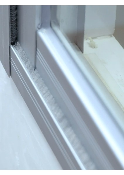 10 Metre Yapışkanlı Kıl Fitil Cam Balkon ve Alüminyum Kapı Pencere Fırça Fitili 8-10-12-15-20MM