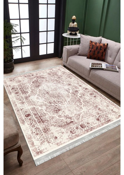 Vintage Halı Yıkanabilir Halı Kaymaz Taban Kilim Dot Tabanlı Oturma Odası Halısı 4042A fiyatları