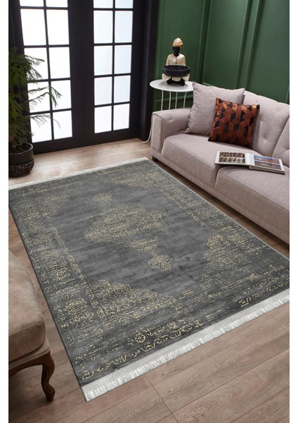Klasik Desenli Halı Kaymaz Taban Kilim Yıkanabilir Yolluk Dot Tabanlı Salon Halısı 4113A fiyatları