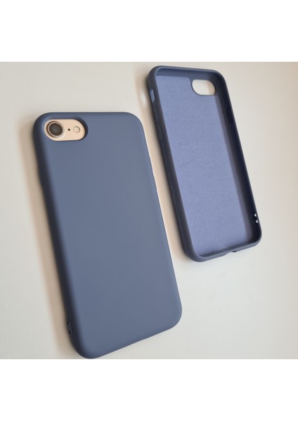 İphone SE ve İphone 7/8 ile Uyumlu LOGOSUZ İçi Kadife Lansman Esnek Silikon Kılıf fiyatları