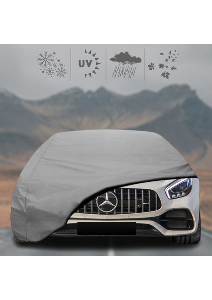 Mercedes Benz Amg Gt (C192)(2023 ) Oto Branda Su Geçirmez Miflonlu Araba Brandası Klipsli Araba Çadırı