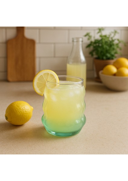 Back Sıne - Bubbly Üzüm Şekilli Sunum Bardağı – Şeffaf Renkli, Kahve, Çay, Limonata Meşrubat indirimleri