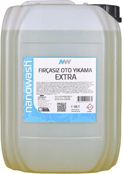 Fırçasız Cilalı Oto Yıkama Köpüğü Extra 20 Lt