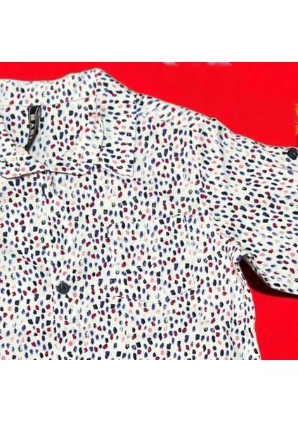 Baskılı Uzun Kol Gömlek - Nanıca Kıds - NNC122146 - Mavi - 4 Yaş - NNC122146-MAVI-4 Yaş Mavi fiyatları