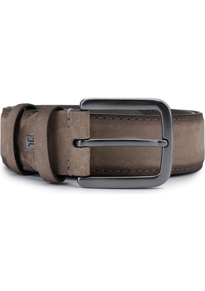 Erkek Hakiki Deri Taupe Süet Spor Kemer 171 2003 Erk Kmr Y25 Taupe Suet