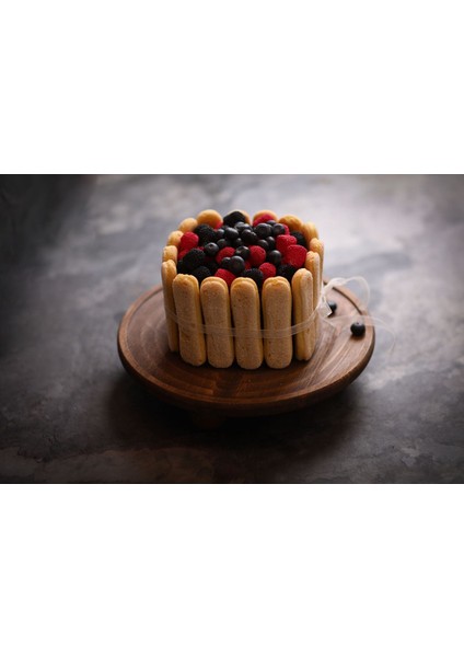 Büyük Boy 29 cm Ahşap Sunumluk Ayaklı Sunumluk Ahşap Ceviz Renk indirimleri