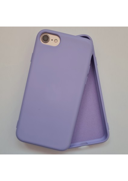 İphone SE ve İphone 7/8 ile Uyumlu İçi Kadife Esnek Silikon Kılıf