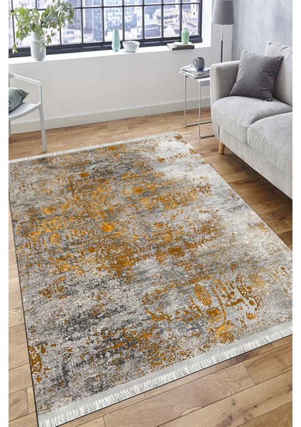 Eskitme Desenli Halı Kaymaz Taban Kilim Yıkanabilir Yolluk Dot Tabanlı Salon Halısı 4156A fırsatları