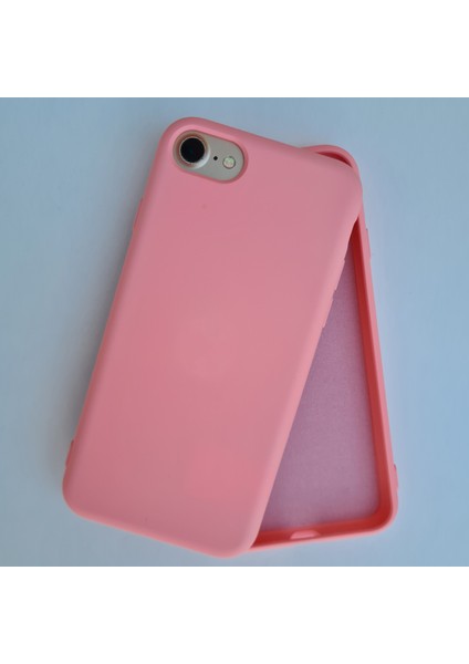 İphone SE ve İphone 7/8 ile Uyumlu İçi Kadife Esnek Silikon Kılıf
