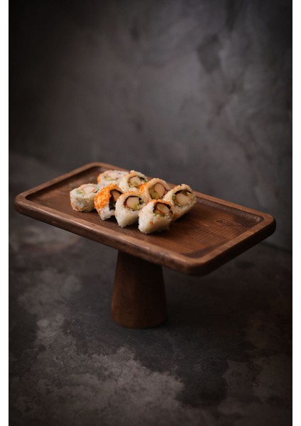 Dikdörtgen Taramalı Ahşap Pasta Kek Standı , Ahşap Ayaklı Kek Standı,sunumluk, Peynir Tabağı indirimleri