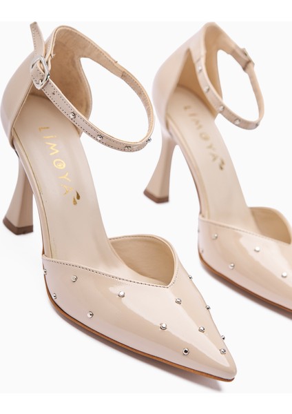 Senida Ten Troklu Sivri Burunlu Kadın Topuklu Ayakkabı fırsatları