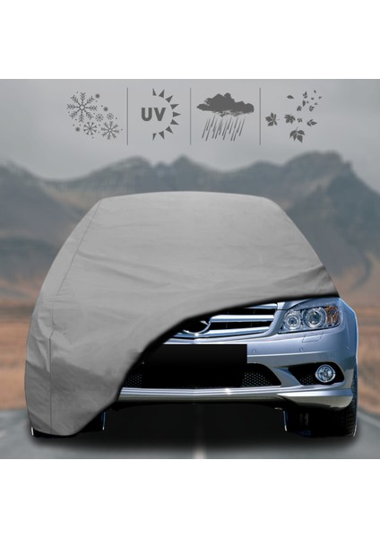 Mercedes Benz C W204 Oto Branda Su Geçirmez Miflonlu Araba Brandası Klipsli Araba Çadırı