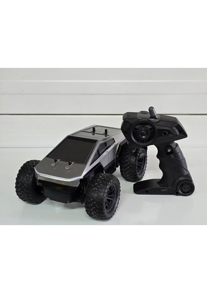 Oyuncak Uzaktan Kumandalı Tesla Cybertruck Araba Şarjlı Işıklı Yüksek Hızlı Drift fırsatları