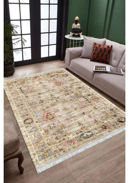 Eskitme Çiçek Desenli Halı Kaymaz Taban Kilim Yıkanabilir Yolluk Dot Tabanlı Salon Halısı 4160A fiyatları