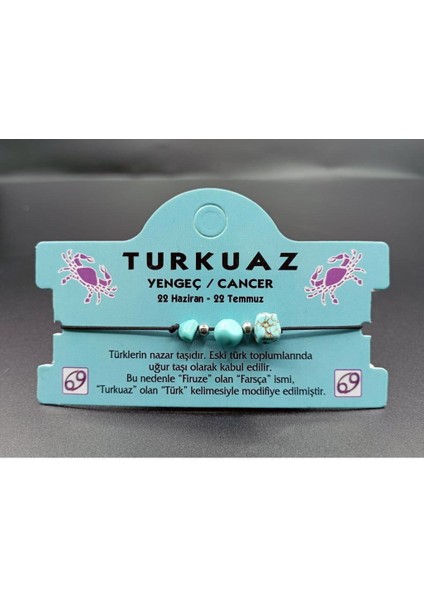 Doğaltaş Güçlü ve Şık Doğal Burç Bileklik