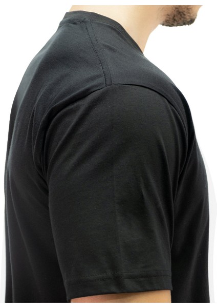 Basic Kısa Kollu T-Shirt Siyah modelleri
