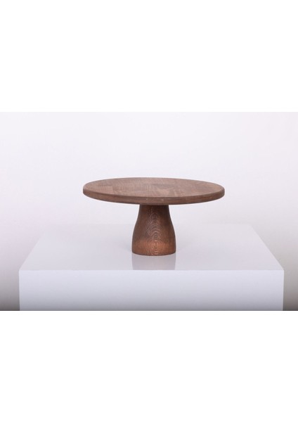 Doğal Ahşap Pasta Kek Standı , Ahşap Ayaklı Kek Standı, Sunumluk, Peynir Tabağı 28 cm fırsatları