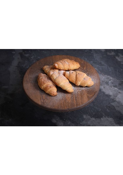 Doğal Ahşap Pasta Kek Standı , Ahşap Ayaklı Kek Standı, Sunumluk, Peynir Tabağı 28 cm
