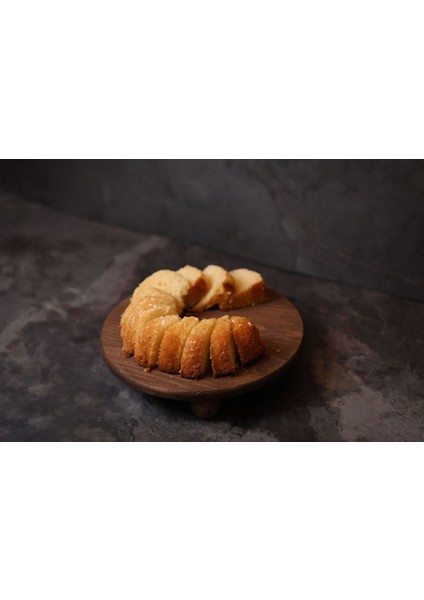 Büyük Boy 29 cm Ahşap Sunumluk Ayaklı Sunumluk Ahşap Ceviz Renk fırsatları