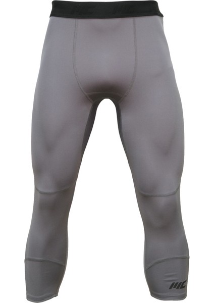 Training Erkek 3/4 Tayt Füme