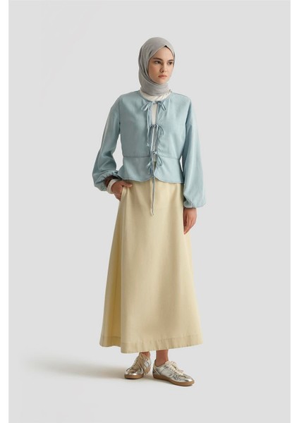 Tencel Bluz 25YD9127 Mavi fiyatları